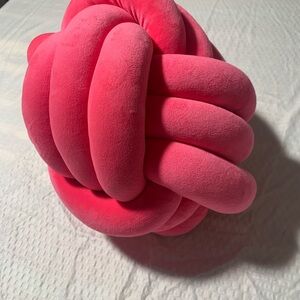 Pink Knot Pillow